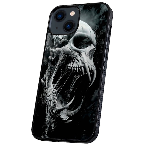 iPhone 13 Mini - Deksel/Mobildeksel Skull