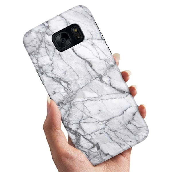 Samsung Galaxy S7 Edge - Cover/Mobilcover Marmor Multicolor