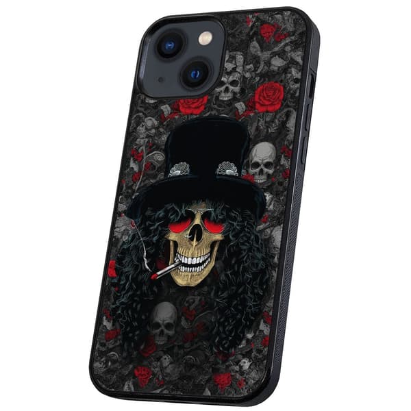 iPhone 14 - Deksel/Mobildeksel Slash Skull