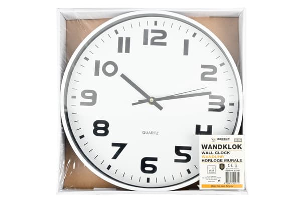 Väggklocka 30 cm mix