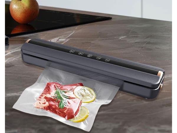 Mångsidig ytpackare för livsmedel + 10 förpackningar Black