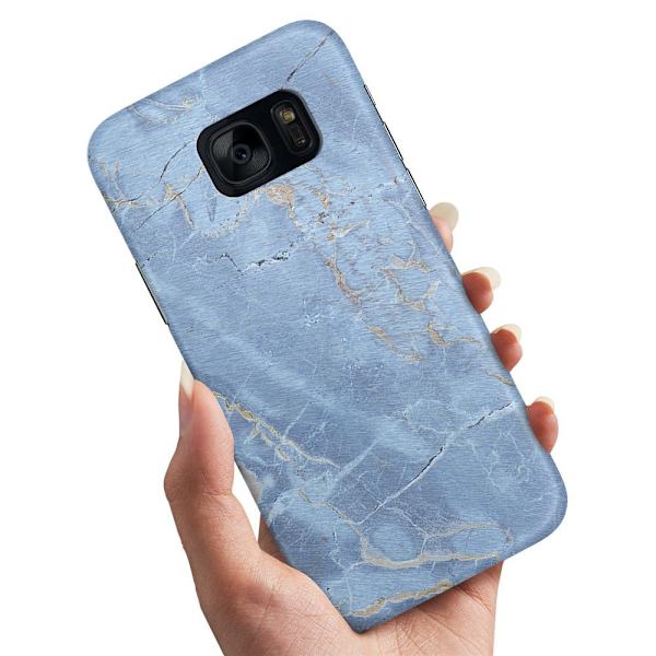 Deksel / Mobildeksel til Samsung Galaxy S7 - Marmor Multicolor