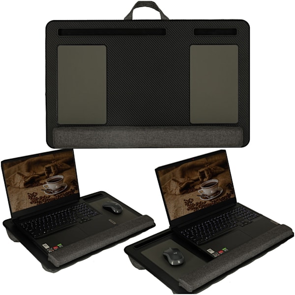 Laptopbord för sängstativ svart