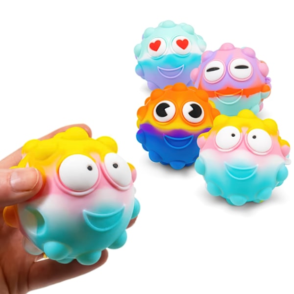 Pop-It Fidget Toy / Stressboll – Eye popper klämboll