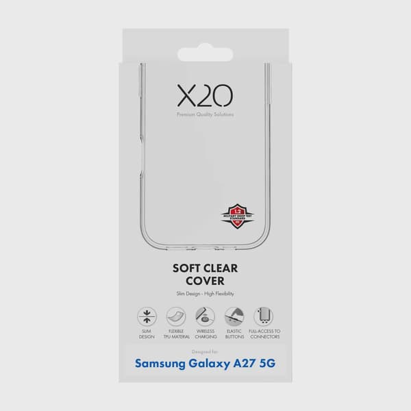 X2O Clear Soft Skal Samsung Galaxy A27 5G Klar