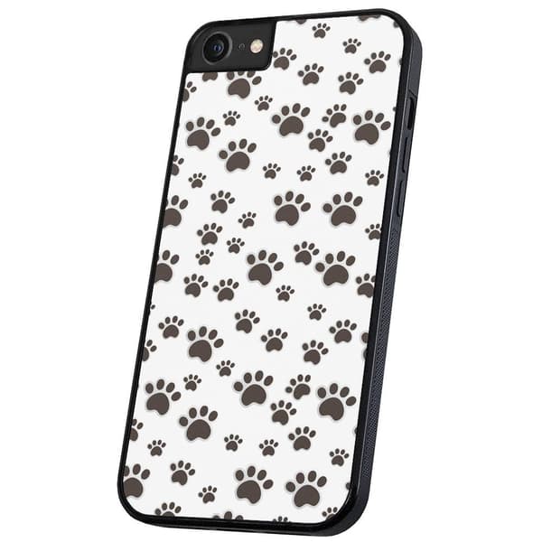 iPhone 16e/17e - Skal/Mobilskal Paw Pattern