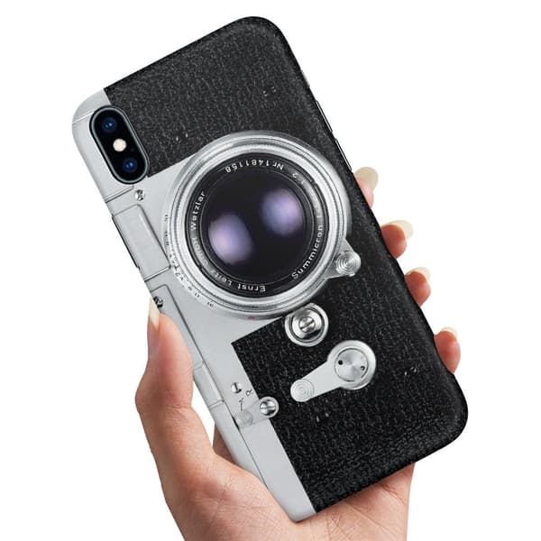 Cover / Mobilcover til iPhone XS Max - Retro Kamera