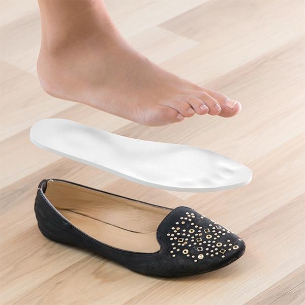 Sko indlægssåler / indlægssåler / Såler til sko - Memory Foam White