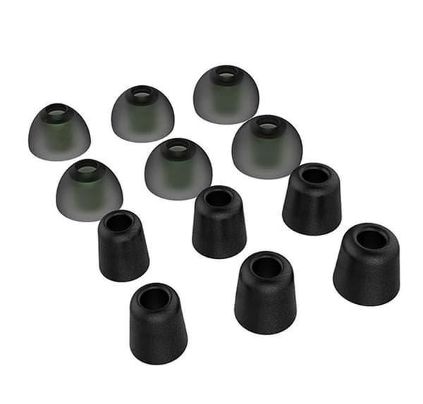 Korvatulpat / Tips for Earbuds - Silikoni / Memory foam - 6 paria