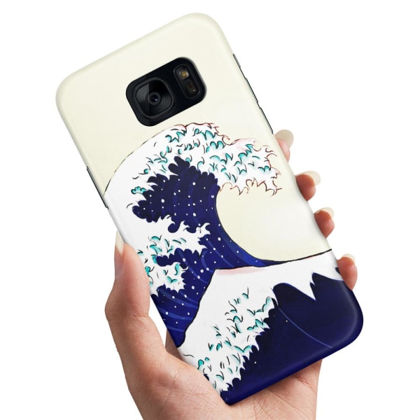 Samsung Galaxy S7 - Cover/Mobilcover Flodbølge