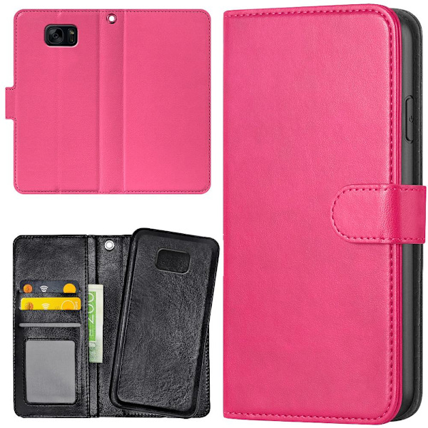 Samsung Galaxy S7 - Mobilcover/Etui Cover Rosa Pink