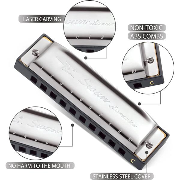 Munspel i C-Dur – Diatonisk Silver