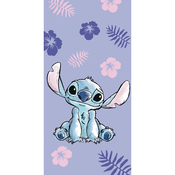 Lilo och Stitch handduk i lila - badhandduk, strandhandduk 70*140 cm från Disney
