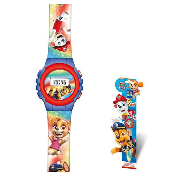 Paw Patrol regnbåge digital klocka