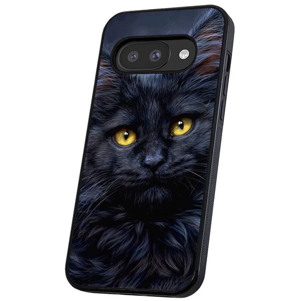 Google Pixel 10A - Deksel/Mobildeksel Svart Katt