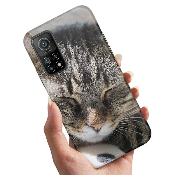 Xiaomi Mi 10T/10T Pro - Skal/Mobilskal Sovande Katt