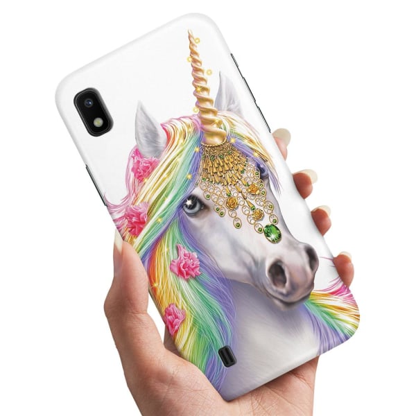 Samsung Galaxy A10 - Cover/Mobilcover Unicorn/Enhjørning