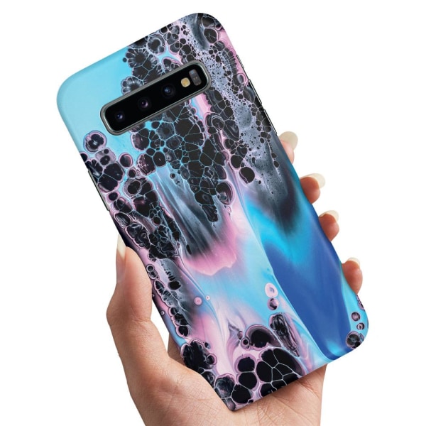 Samsung Galaxy S10 Plus - Deksel/Mobildeksel Marmor Multicolor