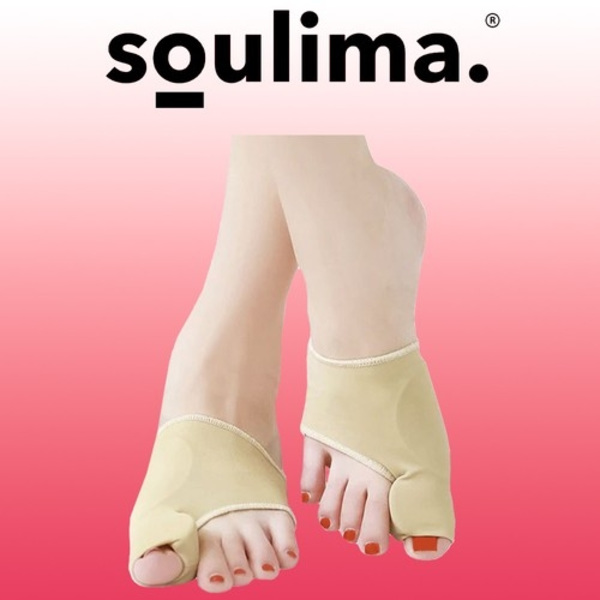 Hallux Valgus / Tåspridare - Stöd för stortån Beige