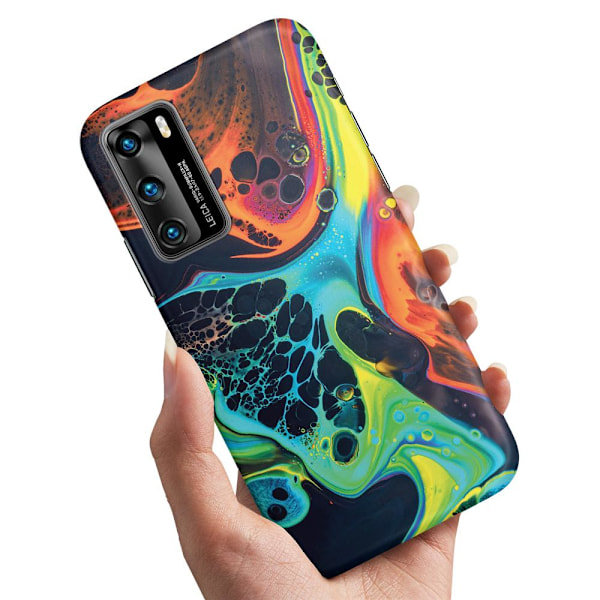 Huawei P40 Pro - Skal/Mobilskal Marmor multifärg