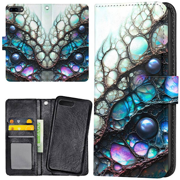 iPhone 7/8 Plus - Lommebok Deksel Psychedelic