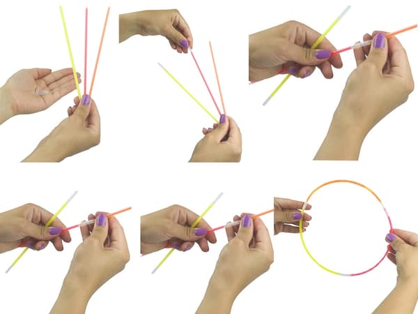 Glow sticks armband fluorescerande