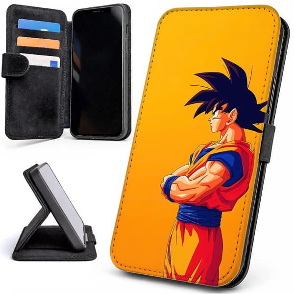 Lommebok Deksel / Mobildeksel til iPhone 12 / 12 Pro - Goku