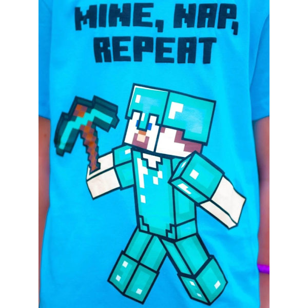 Minecraft Pyjamas för Barn 8 år