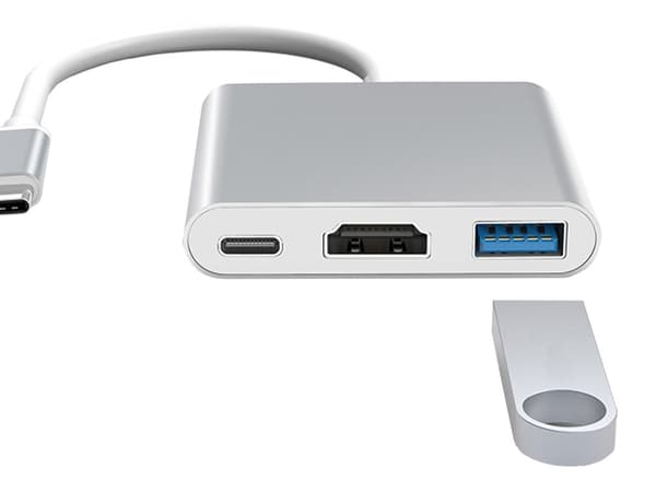 Macbook USB-C Adapteri - HDMI & USB 3.0 4K