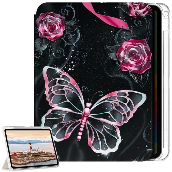 Deksel til iPad Air 11" 6th/7th gen - M2/M3 - 2024/2025 - Sommerfugler