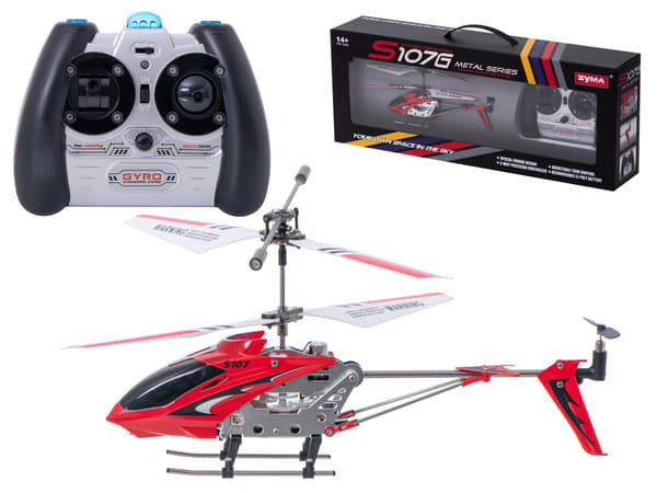 RC Helikopter - SYMA S107G Röd