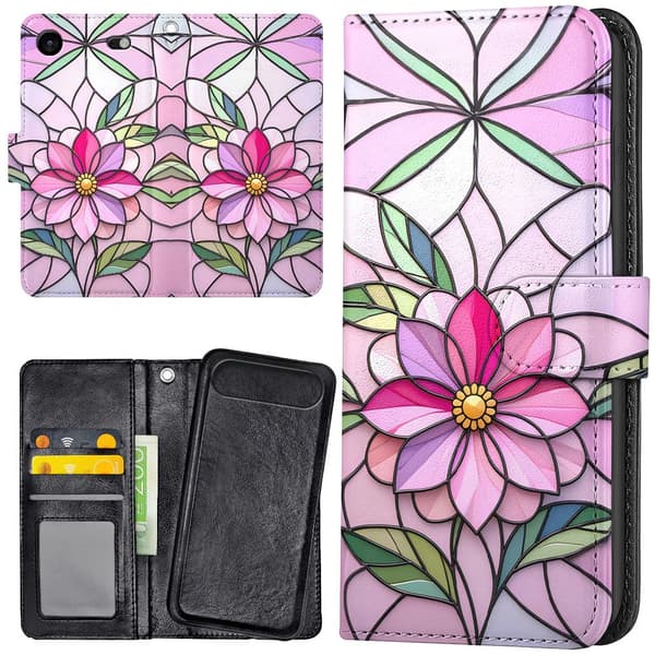 iPhone 17 Air - Plånboksfodral/Skal Glass Flower