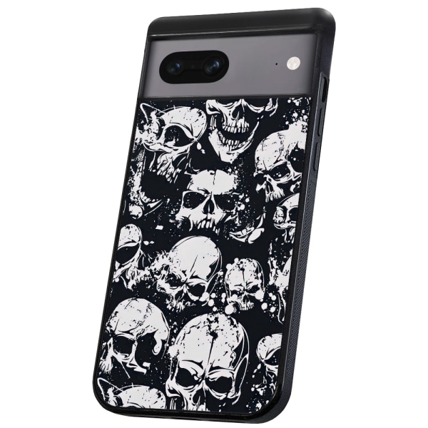 Google Pixel 7 - Deksel/Mobildeksel Skulls