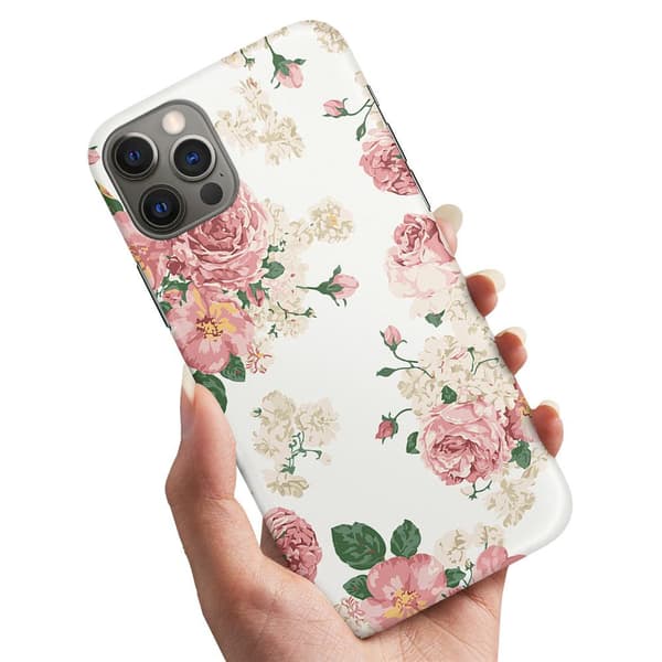 Skal / Mobilskal till iPhone 14 / 15 Plus - Retro Blommor