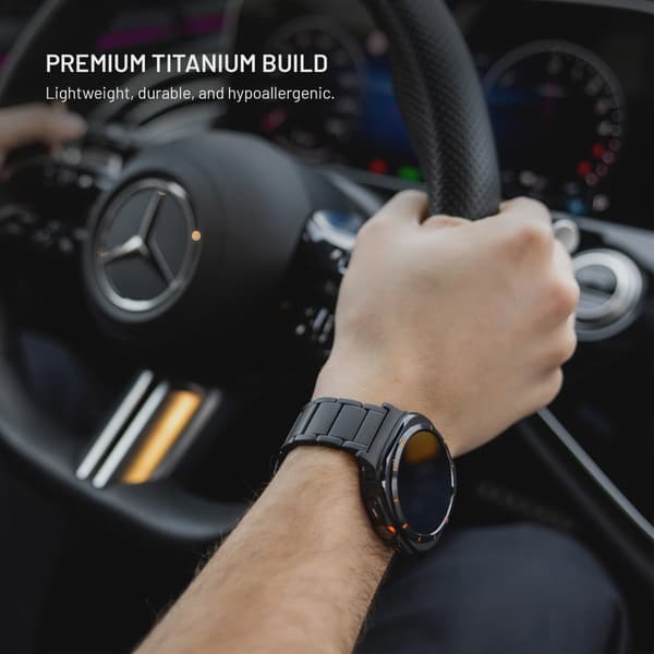 FIXED Titanrem för Garmin QuickFit 26mm Svart