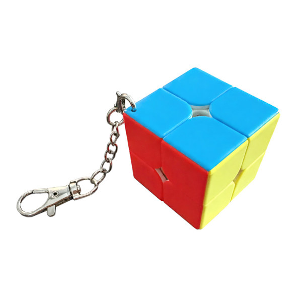 Rubiks kub nyckelring 2x2
