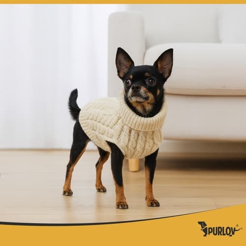 Hundtröja - Tröja för hund S (Beige)