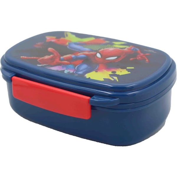 Spiderman Splotch smörgåslåda med bestickset