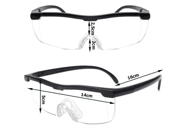 Förstoringsglasögon stor vision 160% zoom