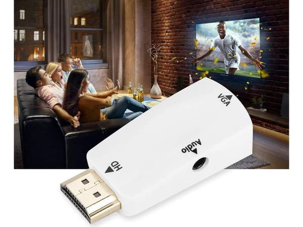 HDMI VGA-adapteri 3,5 mm AUX:lla