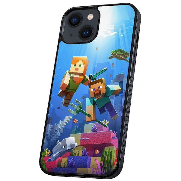 iPhone 14 - Deksel/Mobildeksel Minecraft