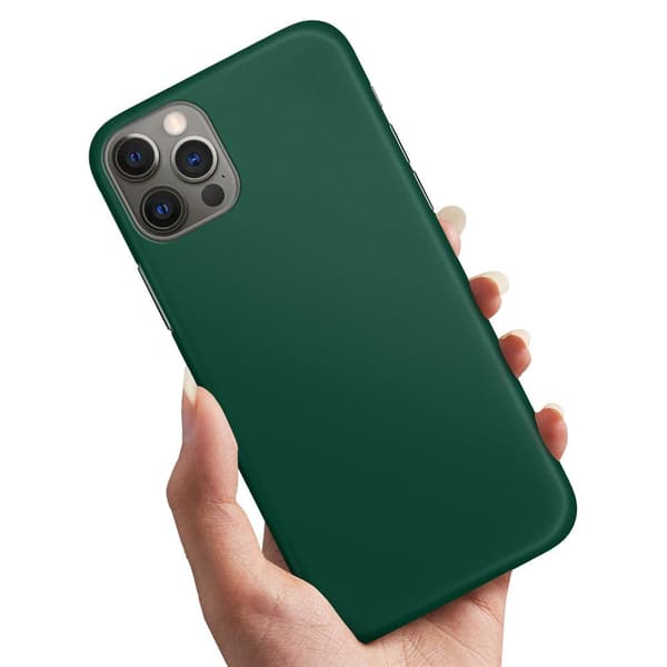 Kuoret / Suojakuoret iPhone 14 / 15 Plus - Tummanvihreä
