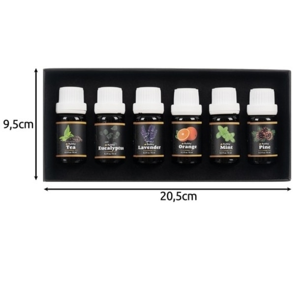 6-Pack - Doftolja / Eterisk Olja - Parfymolja för aromalampor