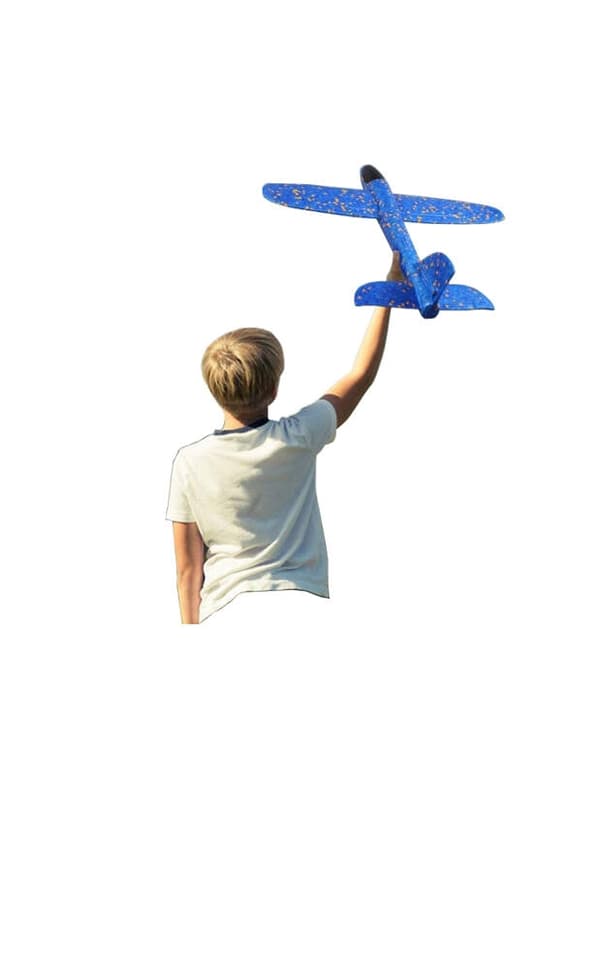 Kastflygplan - 47 cm Blå