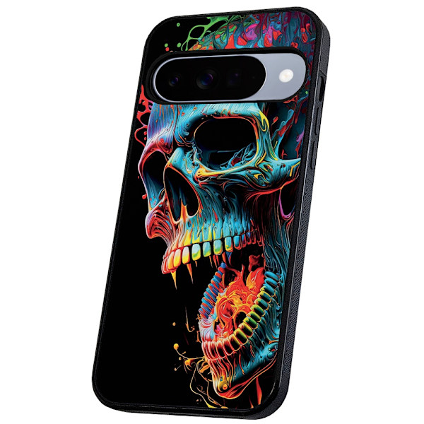 Google Pixel 10/10 Pro - Deksel/Mobildeksel Skull