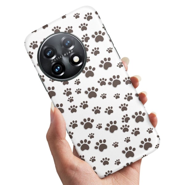 OnePlus 11 5G - Skal/Mobilskal Paw Pattern