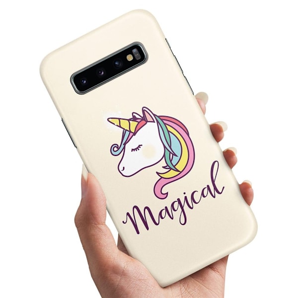 Samsung Galaxy S10 Plus - Kuoret/Suojakuori Maaginen Poni