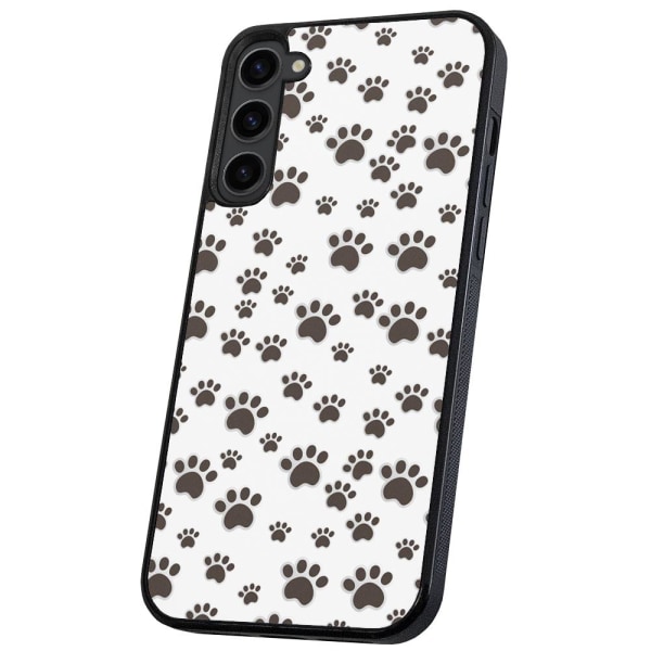 Samsung Galaxy S23 Plus - Skal/Mobilskal Paw Pattern