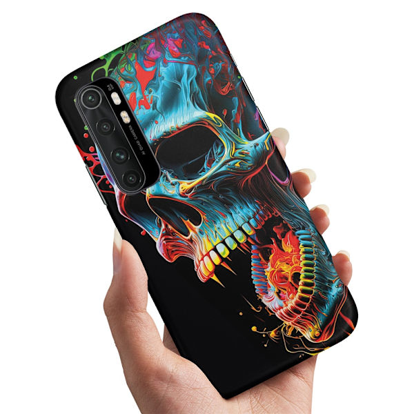 Xiaomi Mi Note 10 Lite - Kuoret/Suojakuori Skull