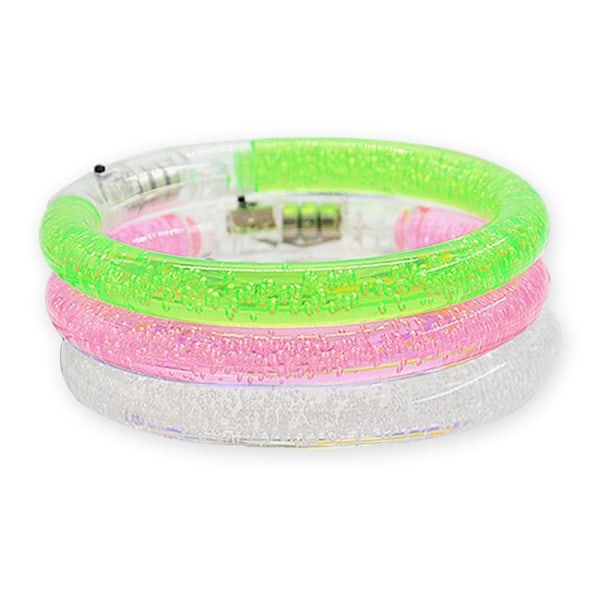 3-Pack - Glowsticks - Blinkande LED Armband multifärg